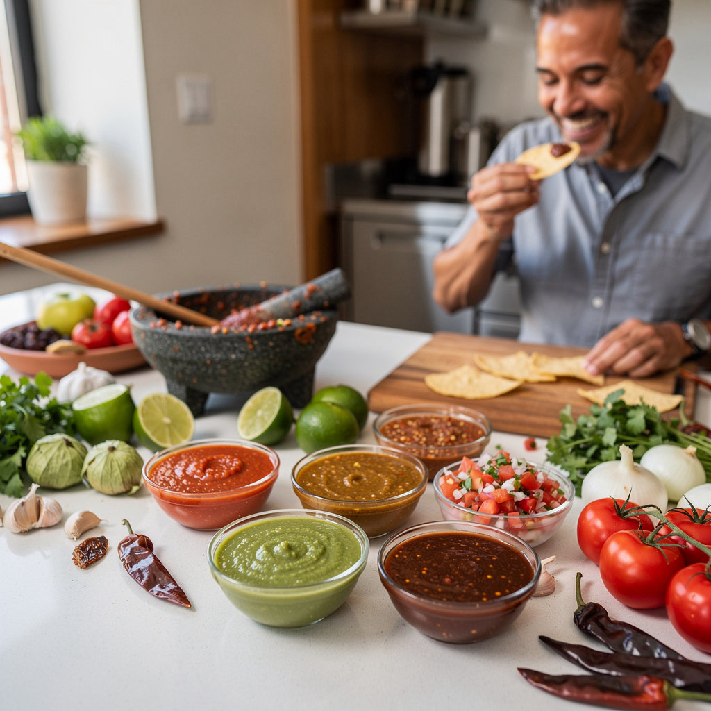 Taqueria El Buen Gusto & Best Menudo fresh, homemade salsa varieties in Santa Barbara